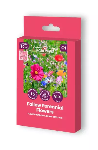 Flower Meadow Fallow Perennial 10 m² - Siemenet ja sipulit - 4770168922860 - 1