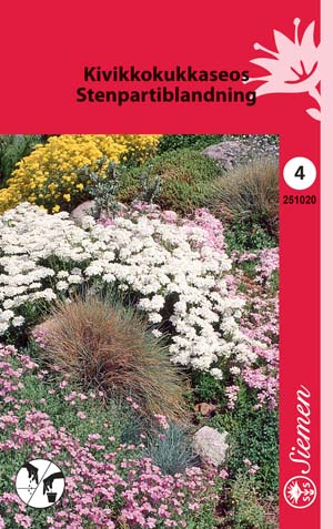 Kivikkokukkaseos annos - Kukkien ja koristeheinien siemenet - 6415152510200 - 1