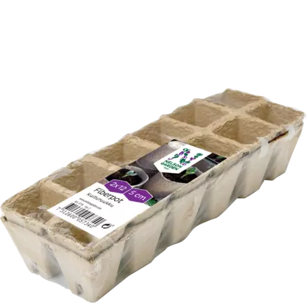Kuituruukku 5x5 cm 2x12 kpl/pkt - Taimien kasvatusruukut - 7312600057340 - 1