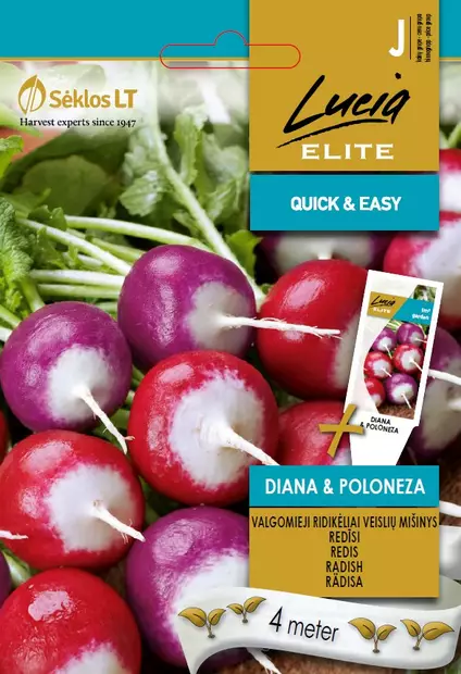 RETIISI ELITE, LAJIKESEKOITUS DIANA & PO - Vihannesten ja yrttien siemenet - 4770168136960 - 0