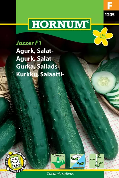 Kurkku, Salaatti- Jazzer F1 - Vihannesten ja yrttien siemenet - 5708787012050 - 0