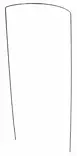 Kasvitukikaari 100 cm vihreä, 5 mm - Kasvien kiinnitys ja tuenta - 6416556100820 - 1