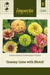 Tsinnia Queeny Lime with Blotch - Kukkien ja koristeheinien siemenet - 7332756283820 - 0