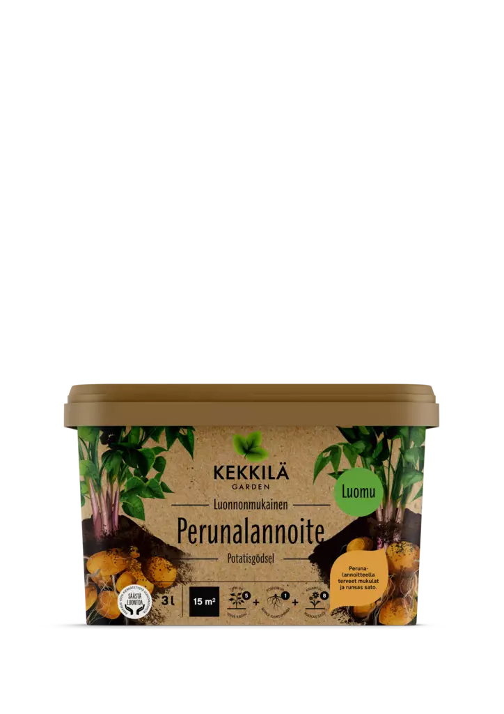 Kekkilä Perunalannoite 3 l luomu - Puutarhalannoitteet ja kalkit - 6433000623100 - 1