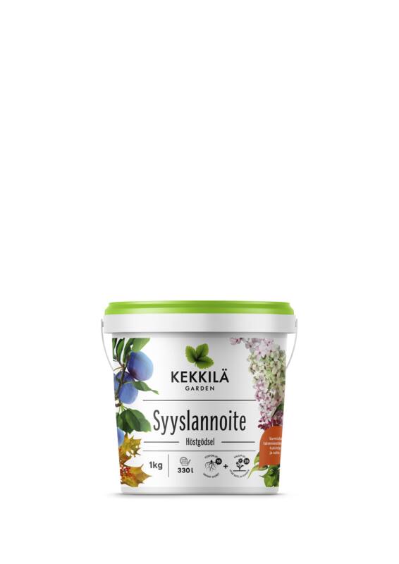 Kekkilä Syyslannoite jauhe 1 kg - Puutarhalannoitteet ja kalkit - 6433000600910 - 1