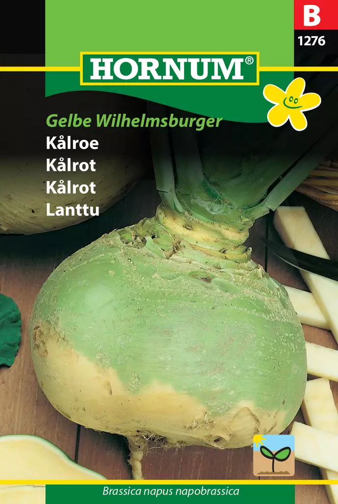 Lanttu Gelbe Wilhelmsburger - Vihannesten ja yrttien siemenet - 5708787012760 - 0