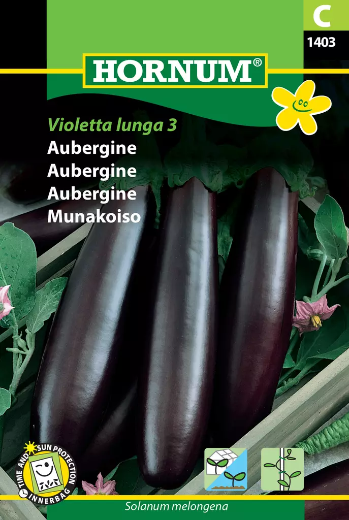 Munakoiso Violetta lunga 3 - Vihannesten ja yrttien siemenet - 5708787014030 - 0