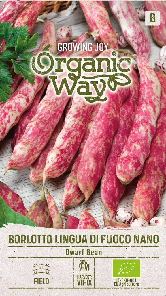 PAPU OG BORLOTTO LINGUA DI FOUCO NANO - Vihannesten ja yrttien siemenet - 4770168151260 - 0