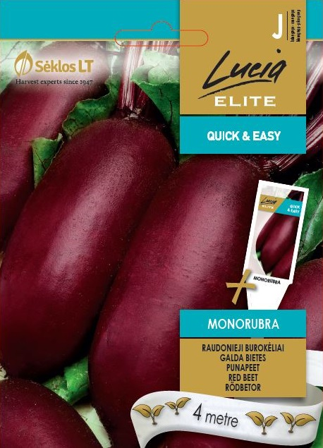 PUNAJUURI ELITE MONORUBRA - Vihannesten ja yrttien siemenet - 4770168106680 - 0