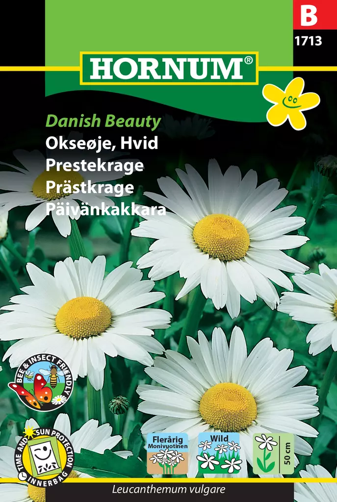 Päivänkakkara Danish Beauty - Kukkien ja koristeheinien siemenet - 5708787017130 - 0