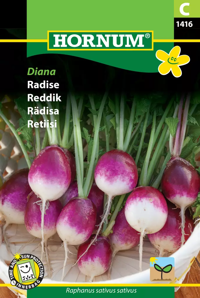 Retiisi Diana - Vihannesten ja yrttien siemenet - 5708787014160 - 0