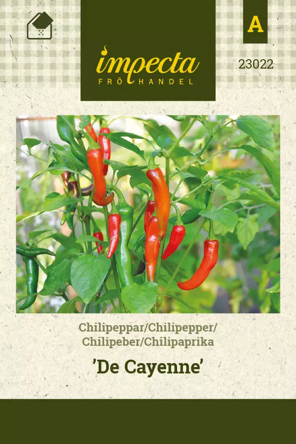 Chilipaprika De Cayenne - Vihannesten ja yrttien siemenet - 7332756230220 - 0