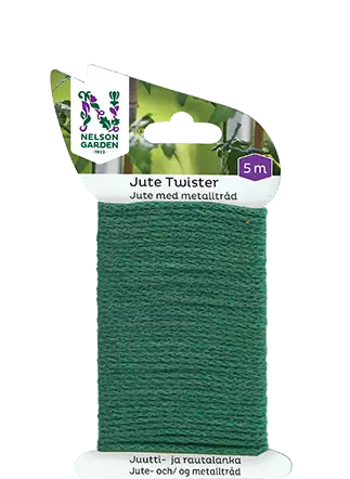 Jute Twister vihreä 5m - Kasvien kiinnitys ja tuenta - 7312600062610 - 2