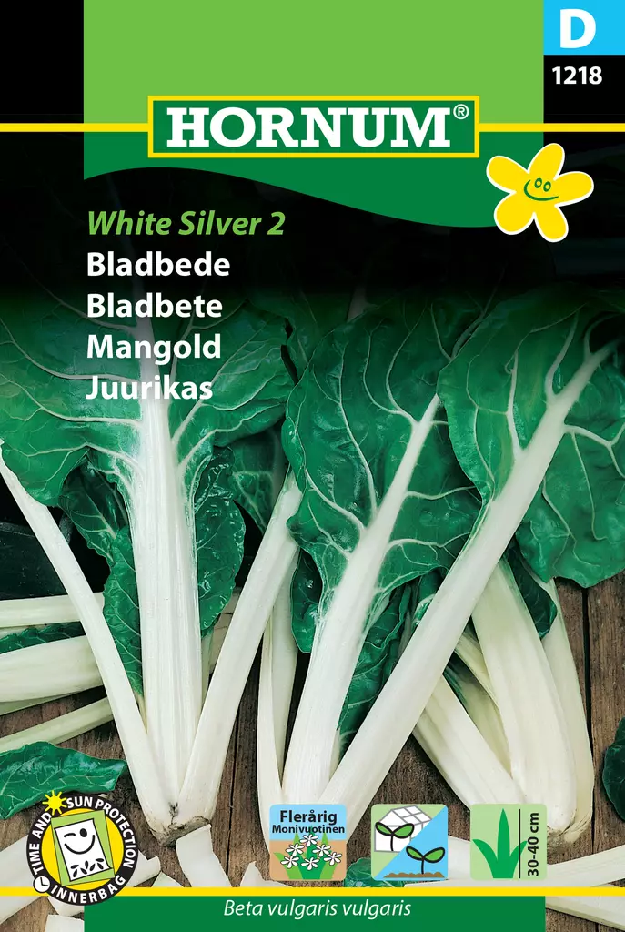 Juurikas (Mangoldi) White Silver 2 - Vihannesten ja yrttien siemenet - 5708787012180 - 0