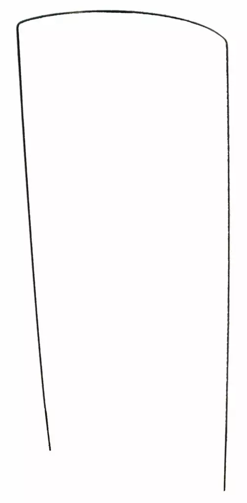 Kasvitukikaari 100 cm vihreä, 5 mm - Kasvien kiinnitys ja tuenta - 6416556100820 - 1