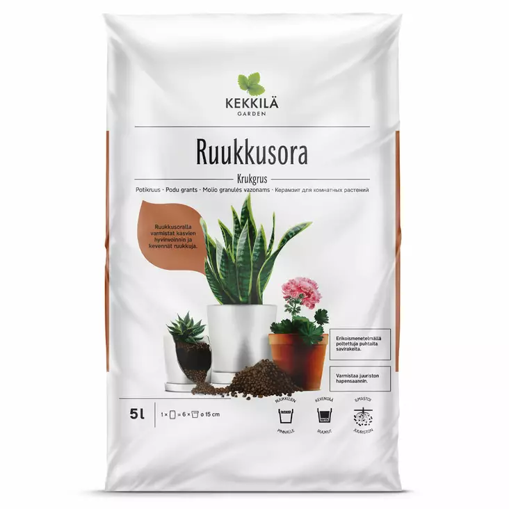 Kekkilä Ruukkusora 5 l - Puutarhakatteet - 6433000159050 - 2