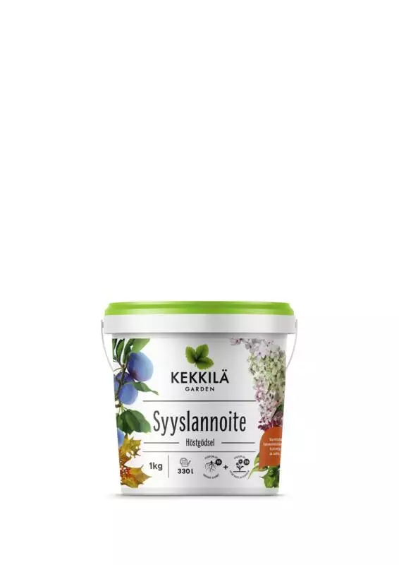 Kekkilä Syyslannoite jauhe 1 kg - Puutarhalannoitteet ja kalkit - 6433000600910 - 1