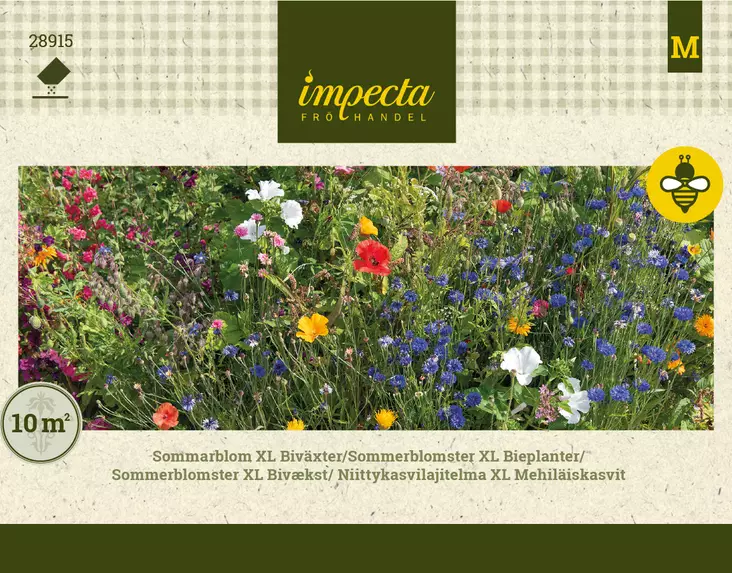 Kesäkukka XL Mehiläiskasvit - Kukkien ja koristeheinien siemenet - 7332756289150 - 1