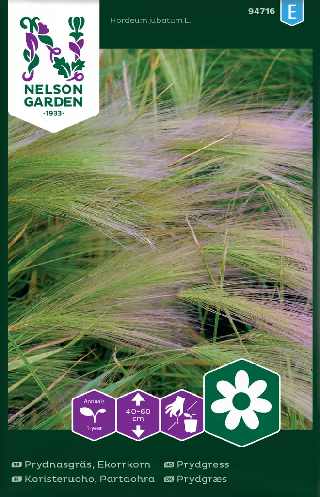 Koristeruoho, Partaohra - Kukkien ja koristeheinien siemenet - 7312600947160 - 0