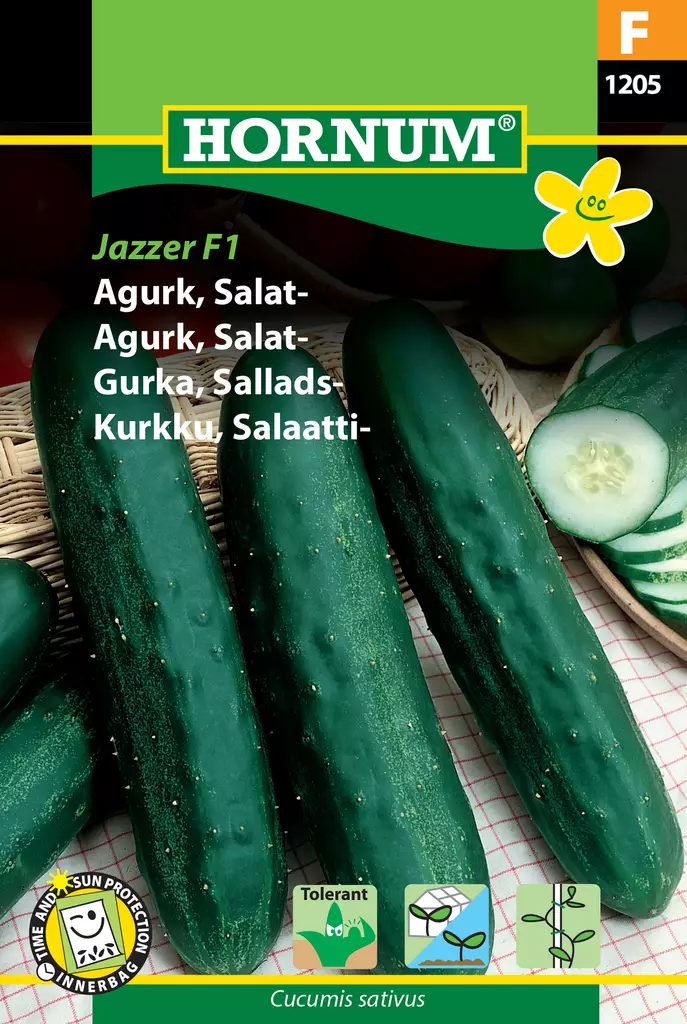 Kurkku, Salaatti- Jazzer F1 - Vihannesten ja yrttien siemenet - 5708787012050 - 0