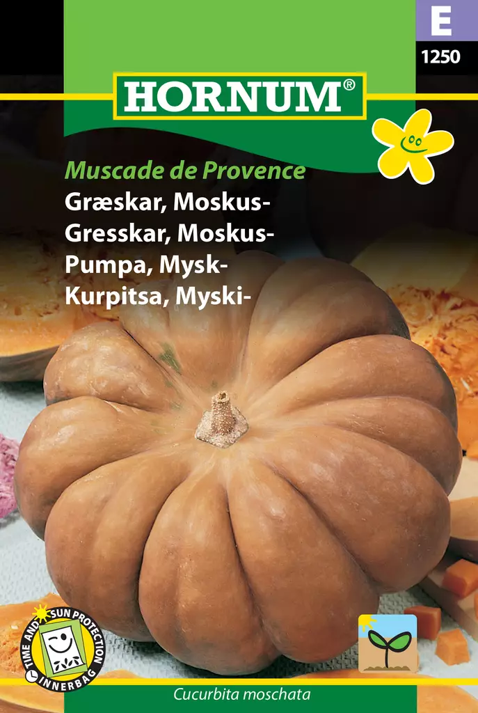 Kurpitsa, Myski- Muscade de Provence - Vihannesten ja yrttien siemenet - 5708787012500 - 0