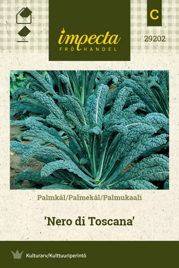 Palmukaali Nero di Toscana - Vihannesten ja yrttien siemenet - 7332756292020 - 0