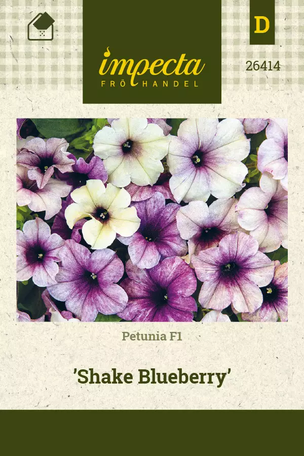 Petunia F1 Shake Blueberry - Kukkien ja koristeheinien siemenet - 7332756264140 - 0