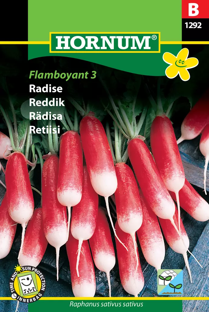 Retiisi French Breakfast 3 - Vihannesten ja yrttien siemenet - 5708787012920 - 0