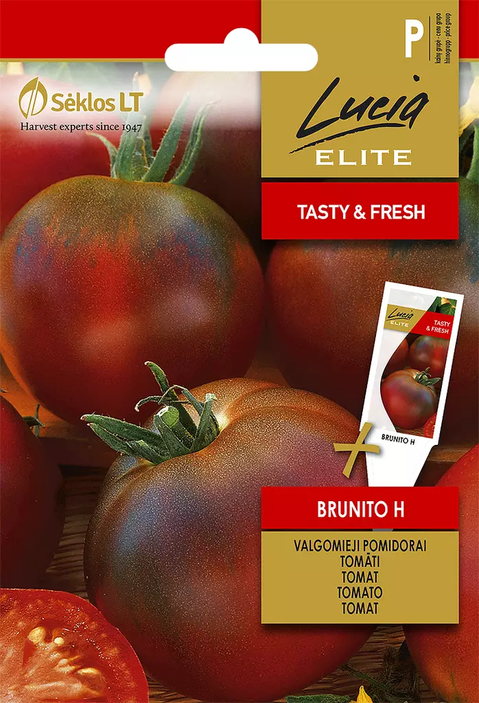 TOMAATTI ELITE BRUNITO H - Vihannesten ja yrttien siemenet - 4770168913790 - 0