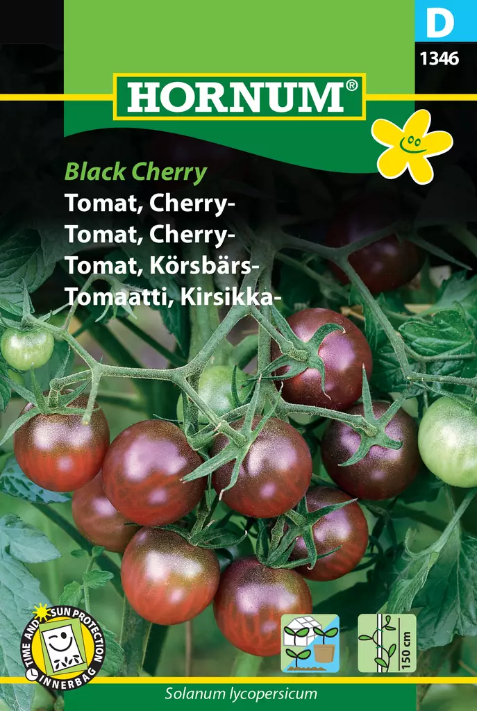 Tomaatti, Kirsikka- Black Cherry - Vihannesten ja yrttien siemenet - 5708787013460 - 0