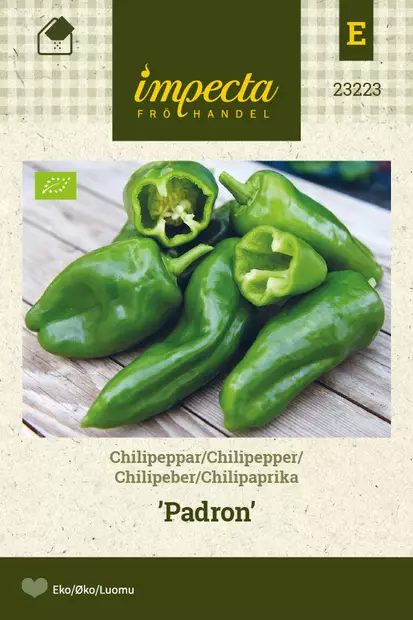 Chilipaprika Padron - Vihannesten ja yrttien siemenet - 7332756232231 - 0