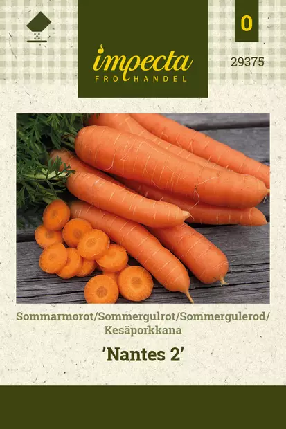 Kesäporkkana Nantes 2 - Vihannesten ja yrttien siemenet - 7332756293751 - 0