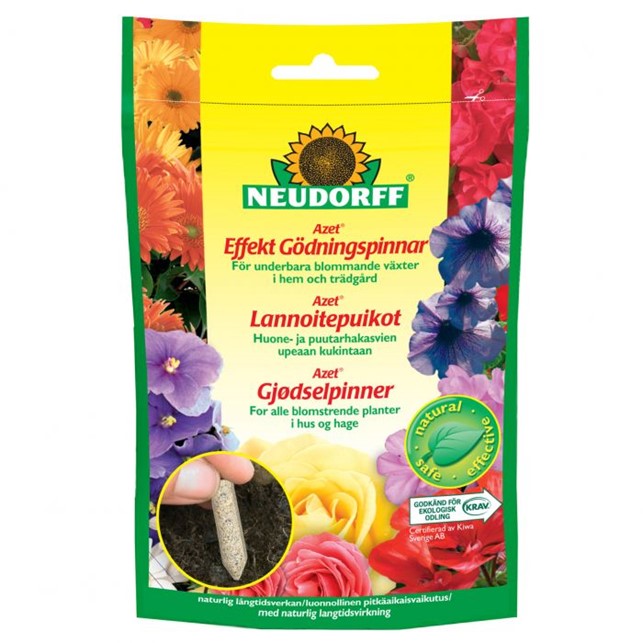 Azet Lannoitepuikko kukkiville kasveille - Puutarhalannoitteet ja kalkit - 4005240165461 - 1