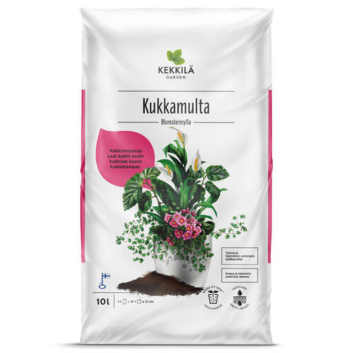 Kekkilä Kukkamulta 10 l - Puutarha- ja kukkamullat - 6433000100311 - 2