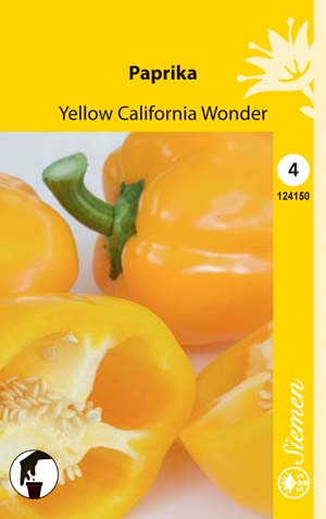 Paprika Yellow California Wonder annos - Vihannesten ja yrttien siemenet - 6415151241501 - 1