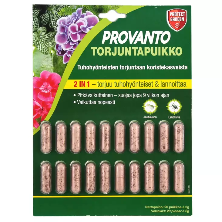 Provanto torjuntapuikko 20x2g/pkt - Puutarhan torjunta-aineet - 3664715028321 - 2