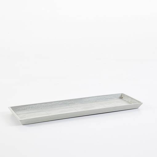 Ecopots aluslautanen suorakaide v.harmaa - Istutusruukut - 800671 - 1