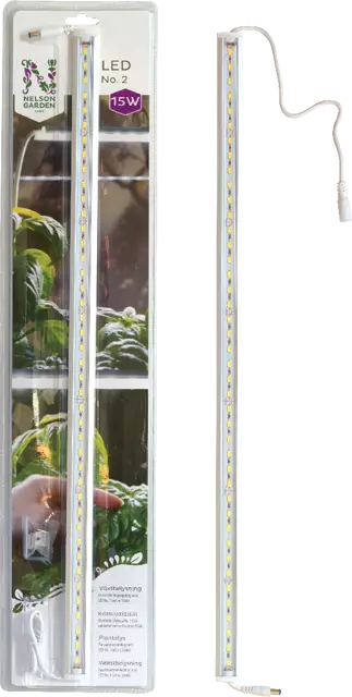 Kasvivalo LED No2 60cm 15W - Kasvilamput ja -valaisimet - 7312600055681 - 2