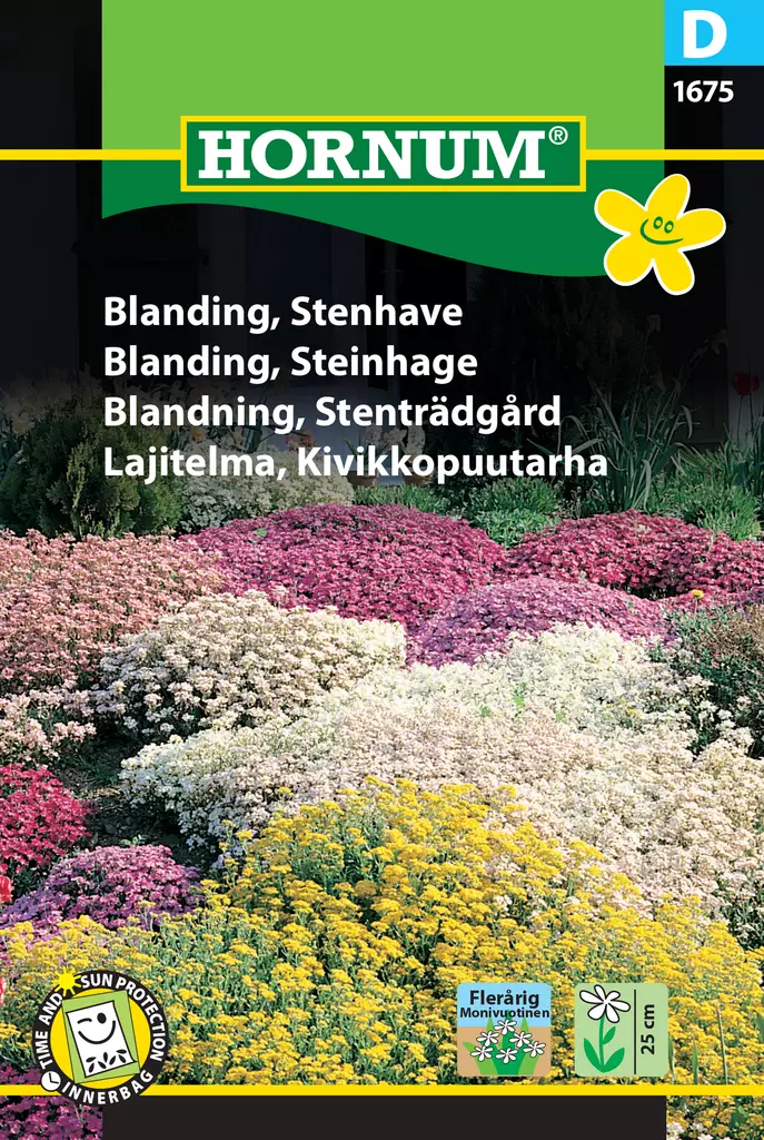 Lajitelma, Kivikkopuutarha - Kukkien ja koristeheinien siemenet - 5708787016751 - 0