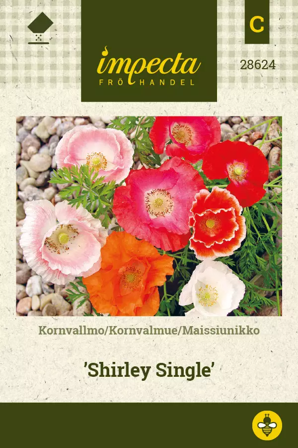 Maissiunikko Shirley Single - Kukkien ja koristeheinien siemenet - 7332756286241 - 0
