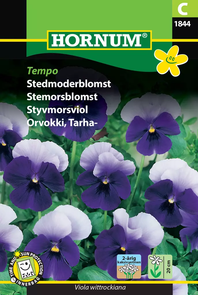 Orvokki, Tarha- Tempo - Kukkien ja koristeheinien siemenet - 5708787018441 - 0