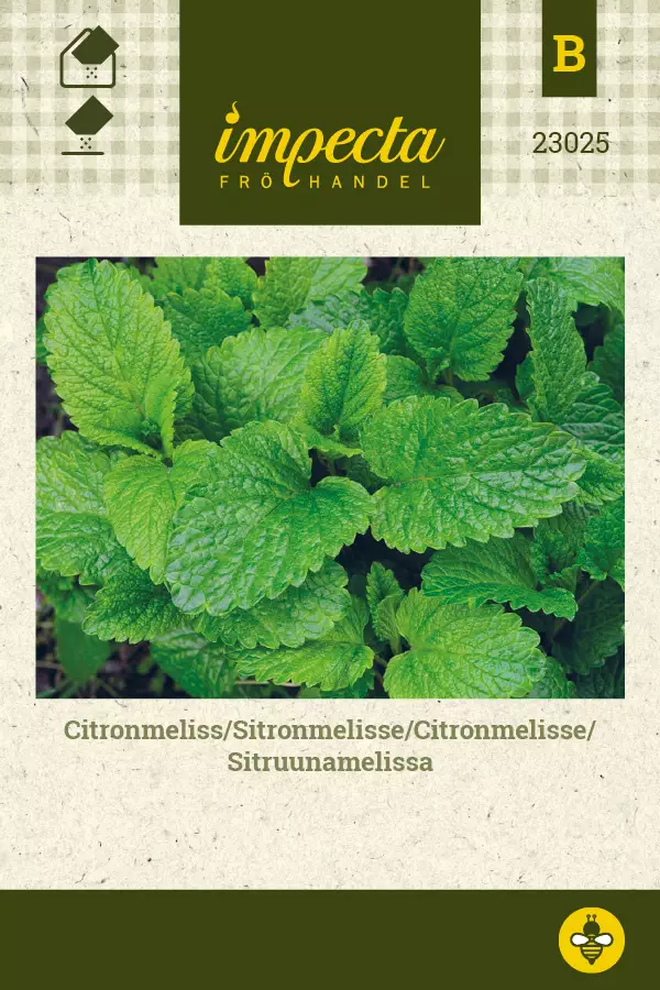 Sitruunamelissa - Vihannesten ja yrttien siemenet - 7332756230251 - 0