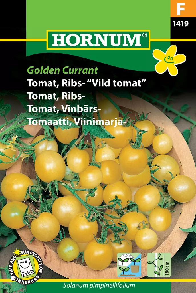Tomaatti, Viinimarja- Golden Currant - Vihannesten ja yrttien siemenet - 5708787014191 - 0