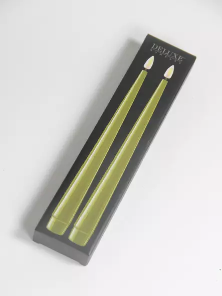 Led kynttilä Deluxe 2,2x28 cm, 2 kpl/pkt - Kynttilät - 5744001241172 - 1