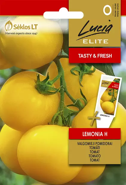 TOMAATTI ELITE LEMONIA H - Vihannesten ja yrttien siemenet - 4770168913882 - 0
