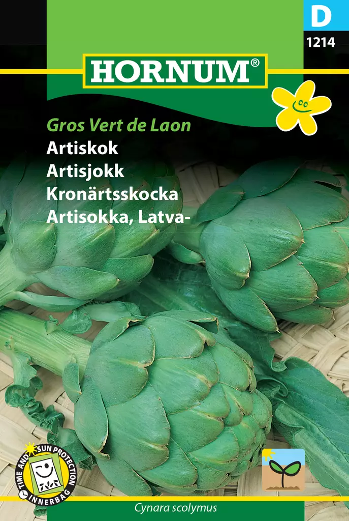 Artisokka, Latva- Gros Vert de Laon - Vihannesten ja yrttien siemenet - 5708787012142 - 0