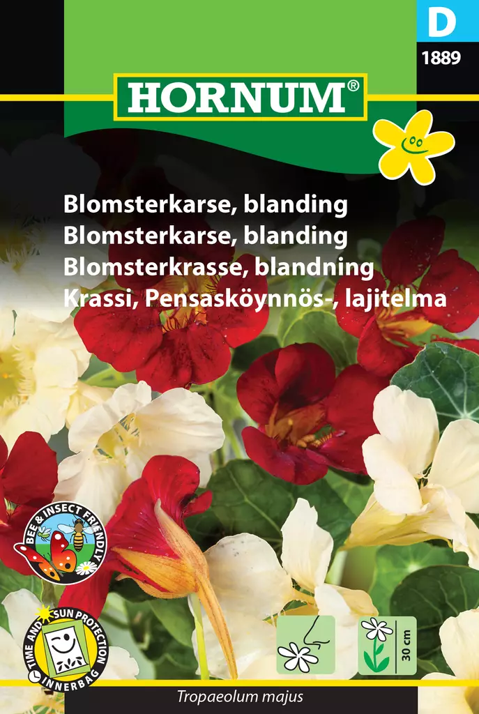 Krassi, Pensasköynnös-, lajitelma - Kukkien ja koristeheinien siemenet - 5708787018892 - 0