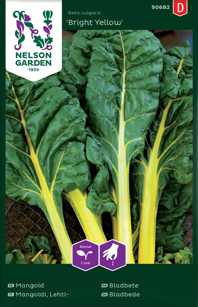 Mangoldi, Lehti-, Bright Yellow - Vihannesten ja yrttien siemenet - 7312600906822 - 0