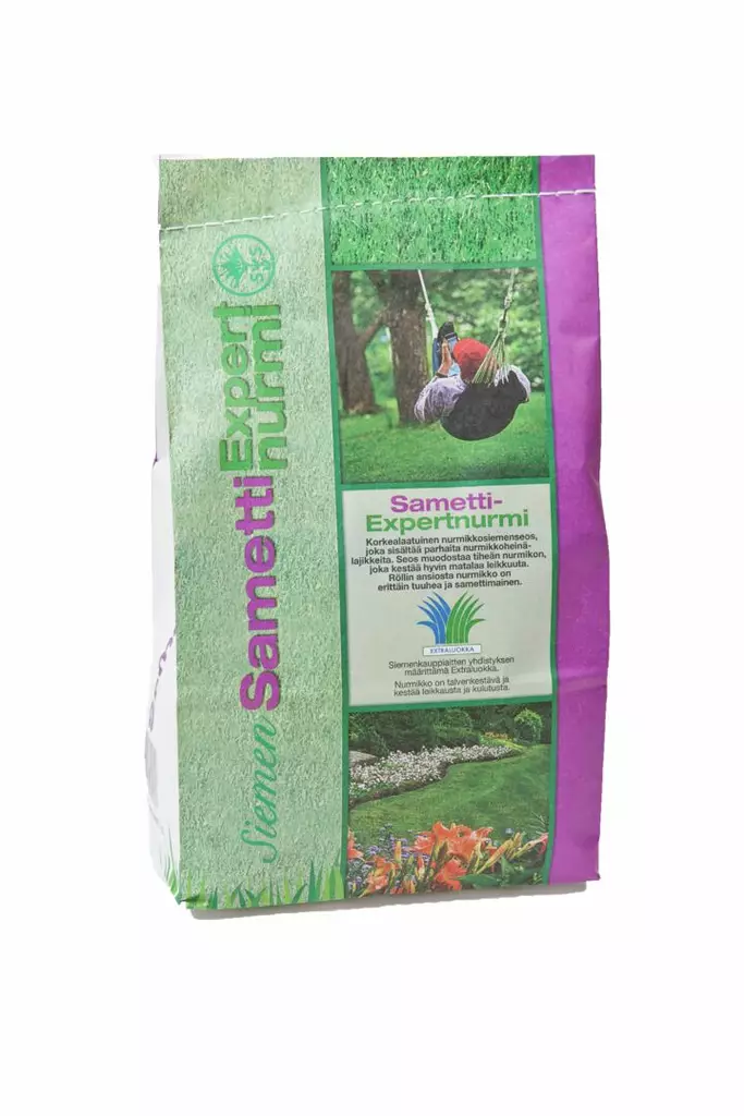 Sametti-expertnurmi 2,5 kg - Nurmikon siemenet - 6415152800332 - 1