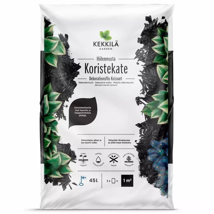 Kekkilä Koristekate 45 l hiilenmusta - Puutarhakatteet - 6433000100922 - 1